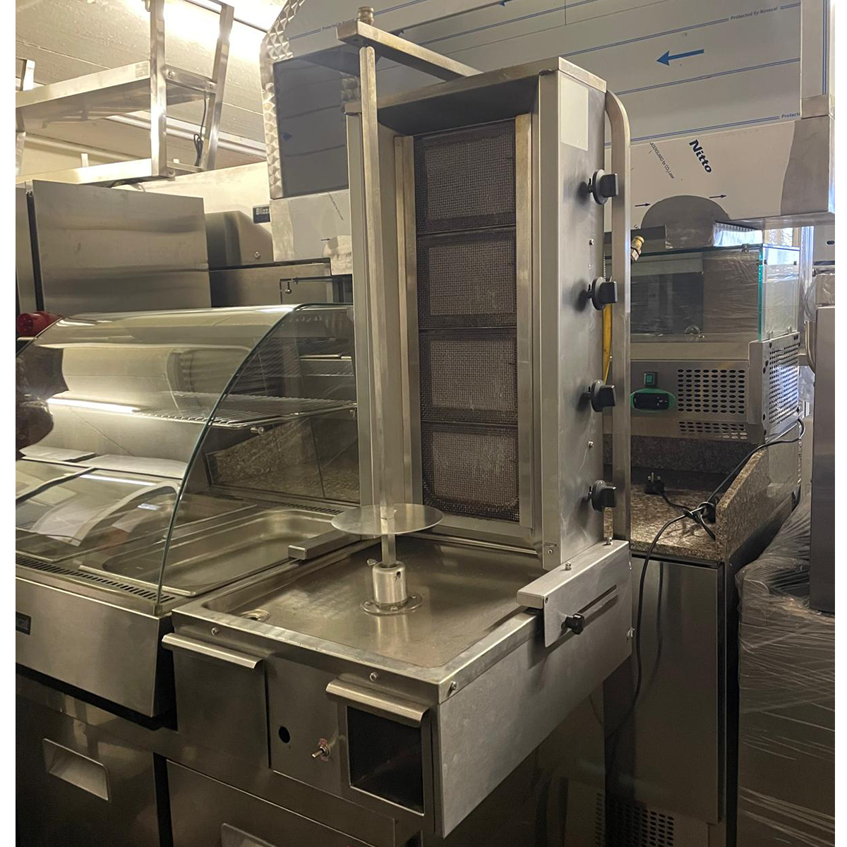 4 Burner Kebab Machine Shawarma Gas Doner Machine Refurbished