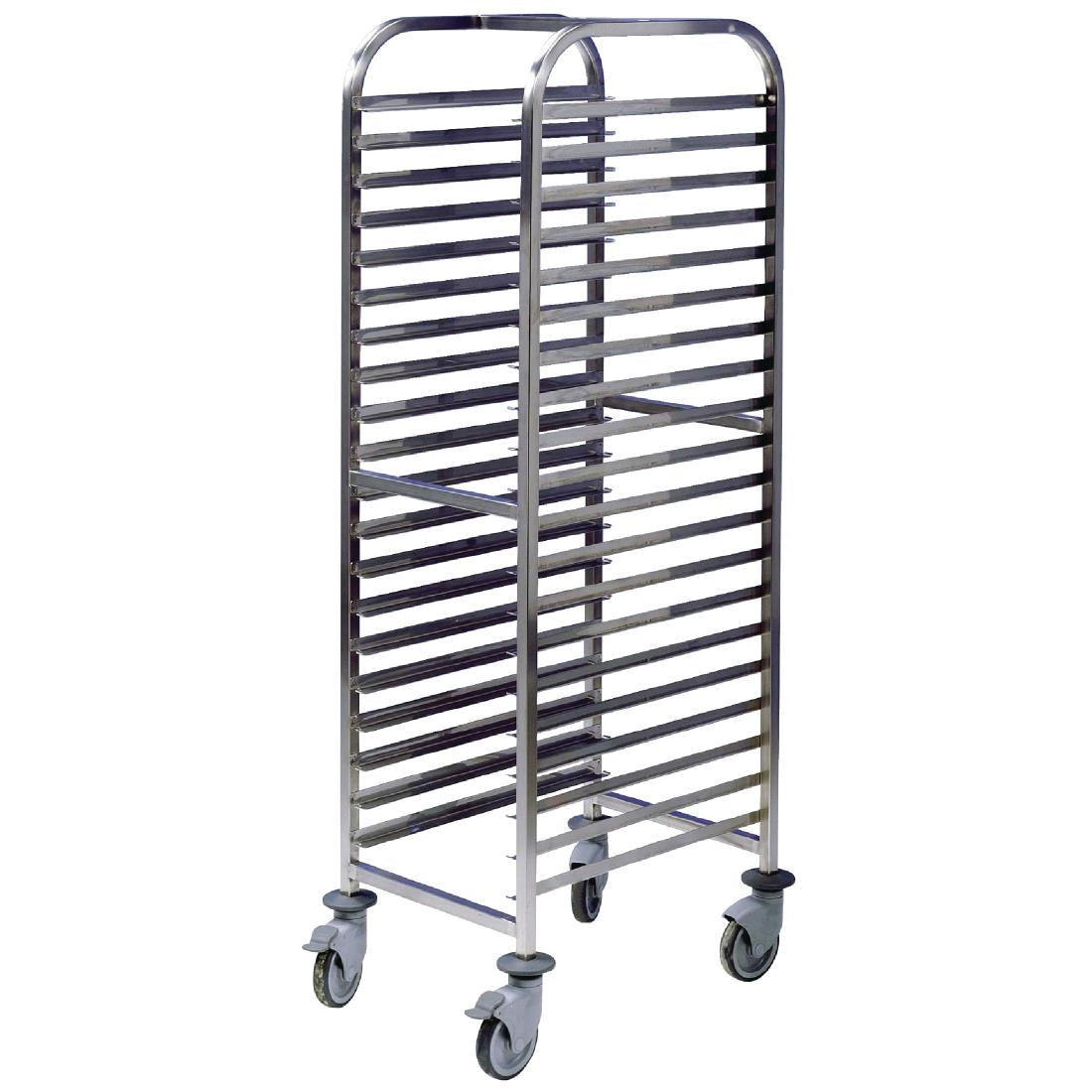 EAIS Stainless Steel 20-Shelf Clearing Trolley