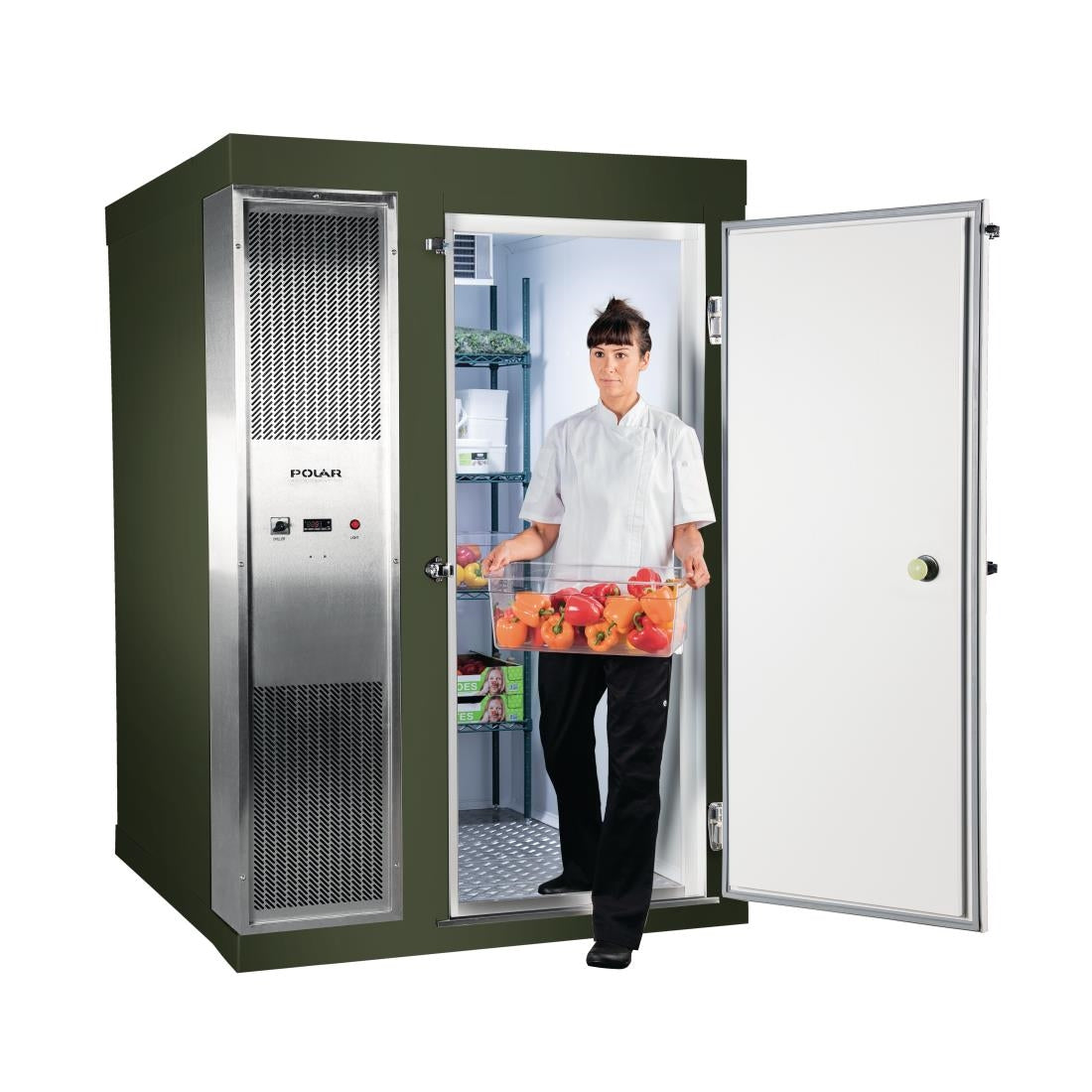Polar U-Series 1.5 x 1.8m Integral Walk In Cold Room Green
