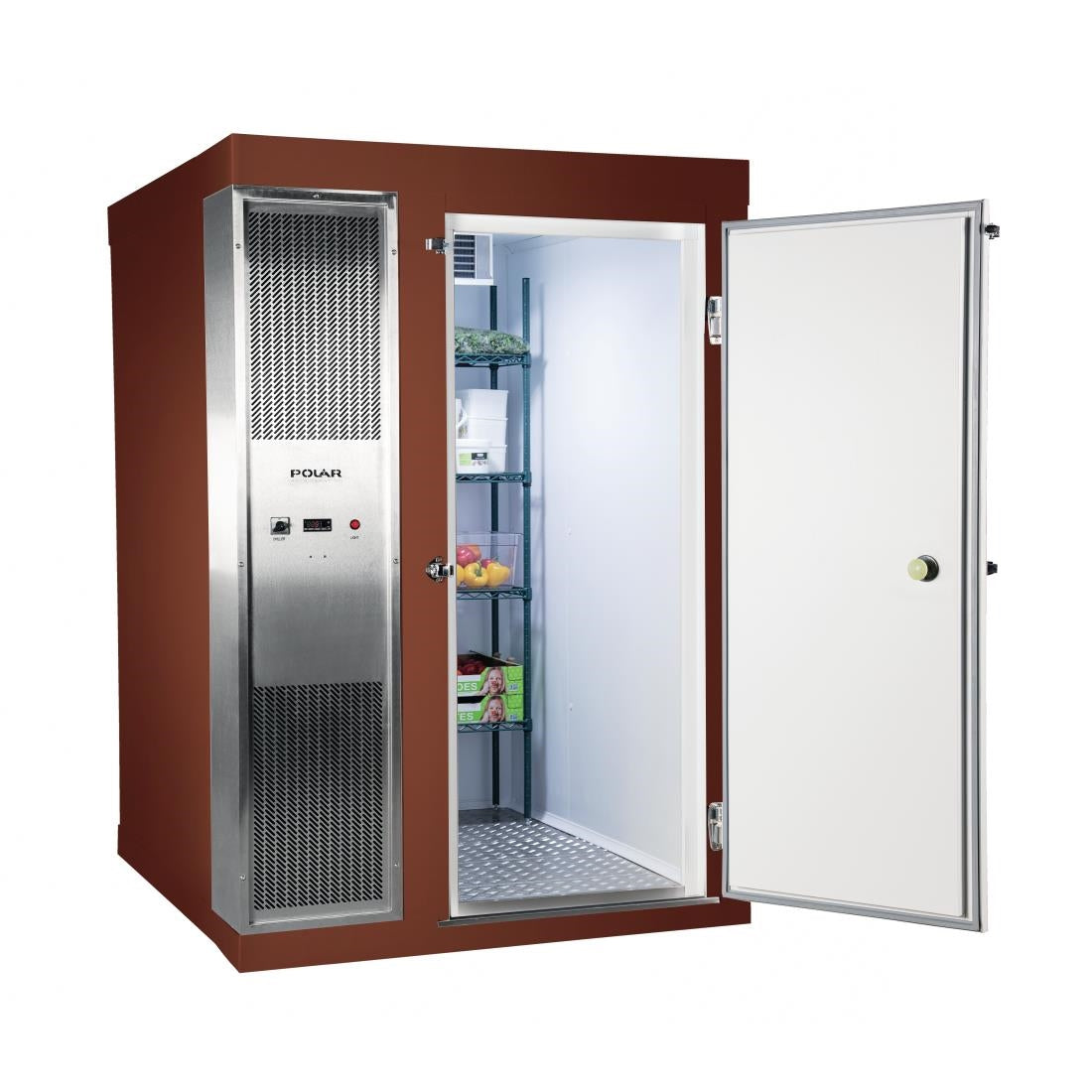 Polar U-Series 1.8 x 2.1m Integral Walk In Cold Room Brown