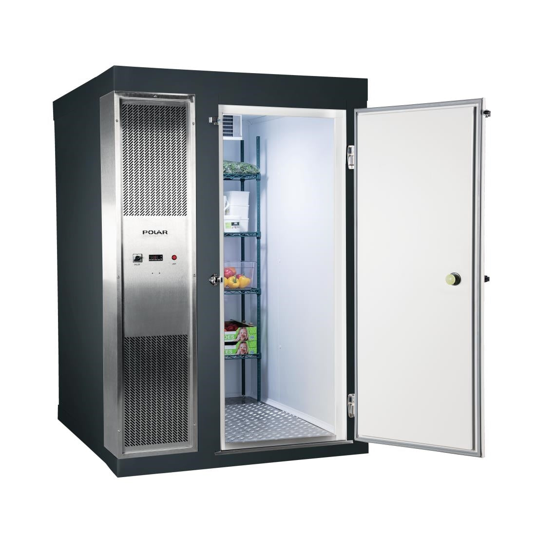 Polar U-Series 2.1 x 1.8m Integral Walk In Freezer Room Grey