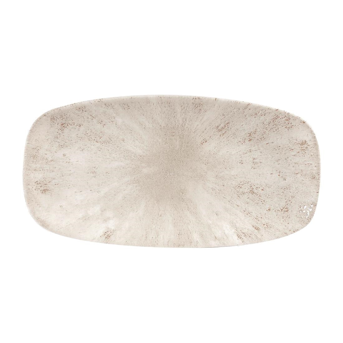 Churchill Studio Prints Stone Rectangular Plates Agate Grey 153 x 298mm (12 Pack)