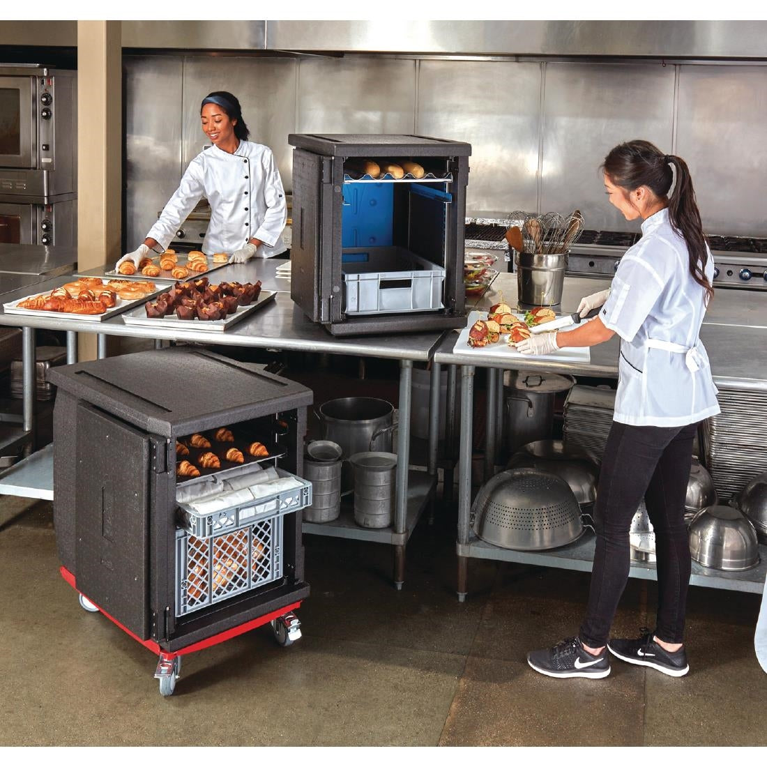 Cambro EPP Top Loading Insulated Food Pan Carrier Adjustable Black 155Ltr