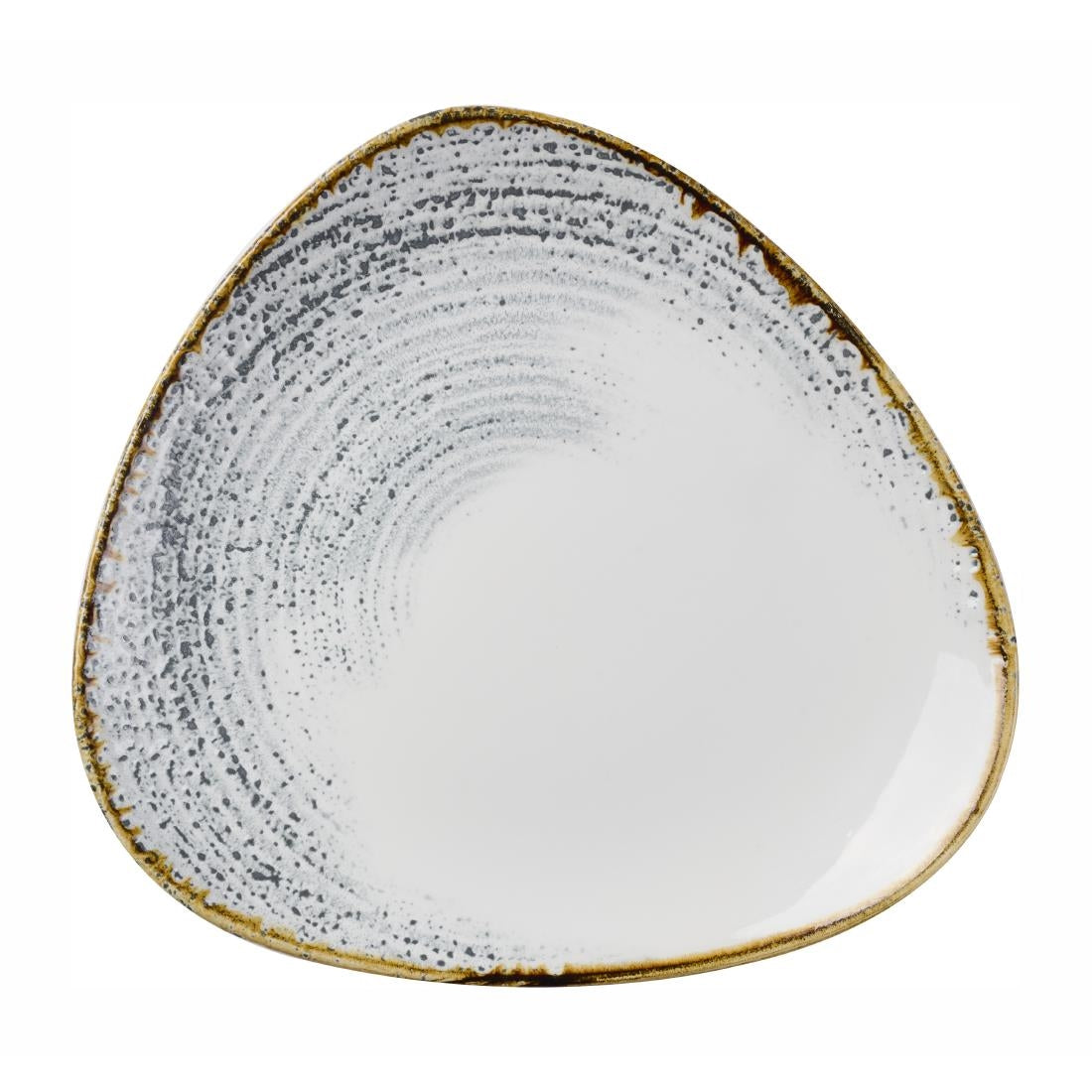Churchill Homespun Accents Grey Triangle Plates 265mm (12 Pack)
