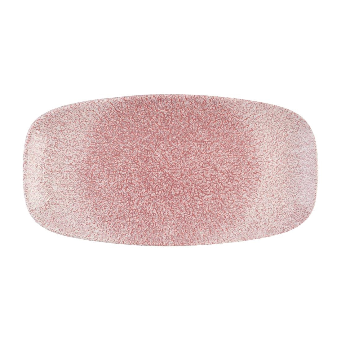 Churchill Studio Prints Raku Rose Quartz Pink Chefs' Oblong Plates No. 3 153 x 298mm (12 Pack)
