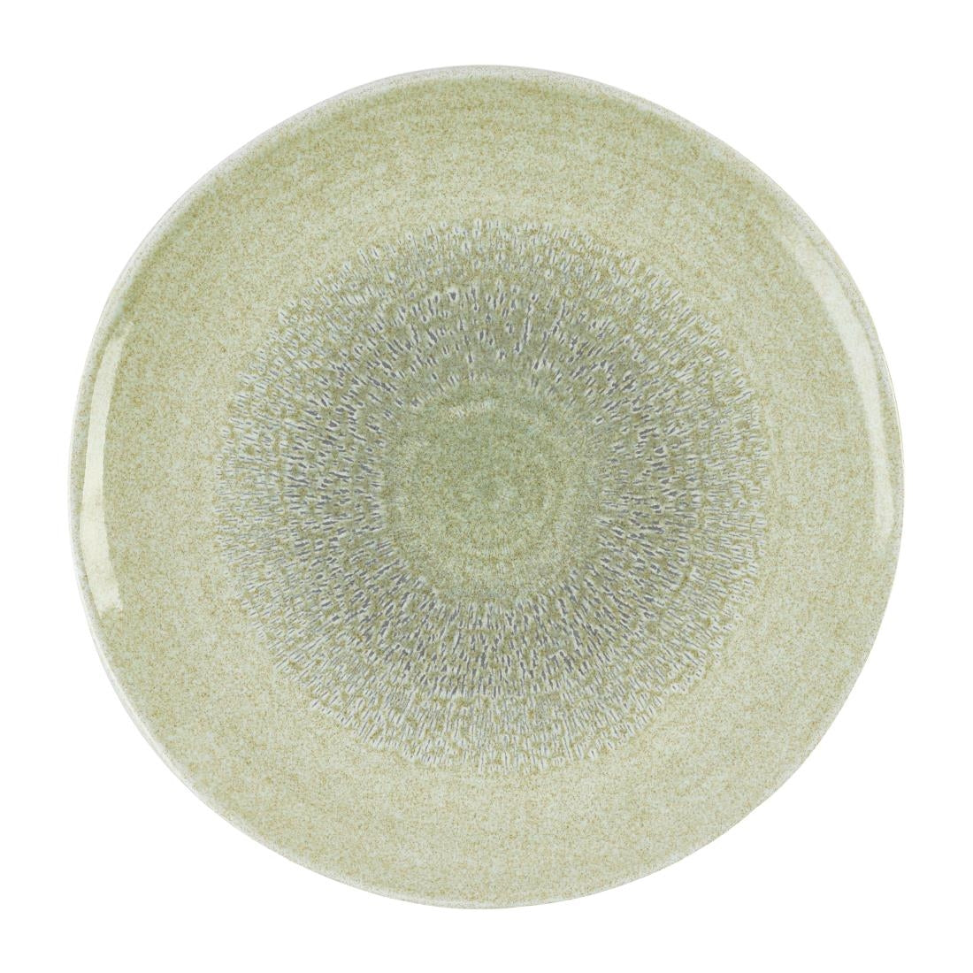 Dudson Harvest Grain Organic Coupe Bowls Speckled Green 250mm (12 Pack)