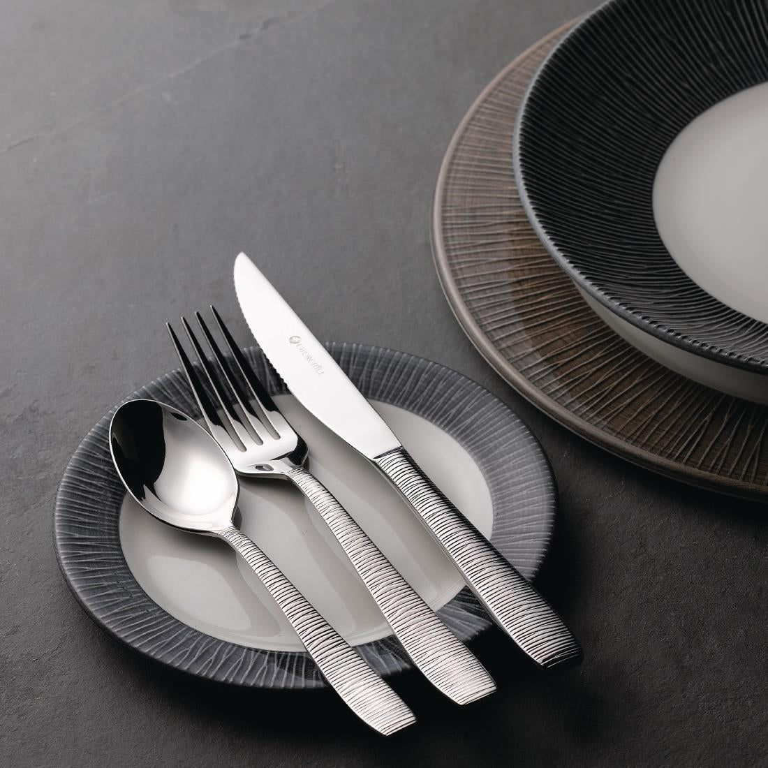 Churchill Bamboo Deep Round Coupe Plates Mist 280mm (12 Pack)