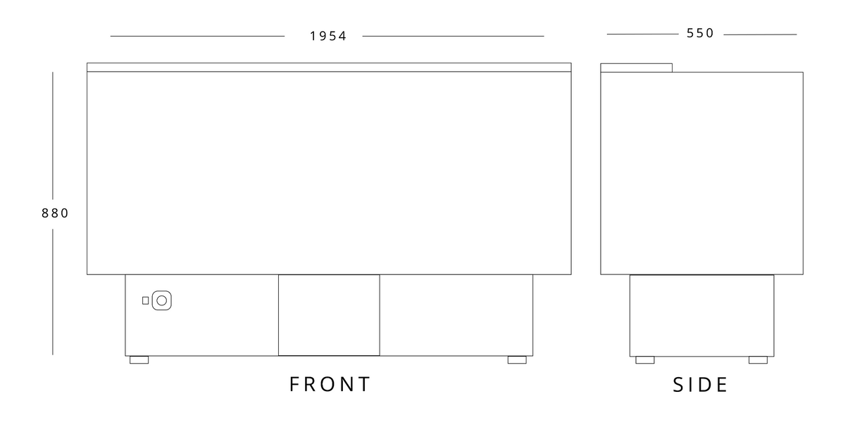 Four Bay Stainless Steel Beer Dump