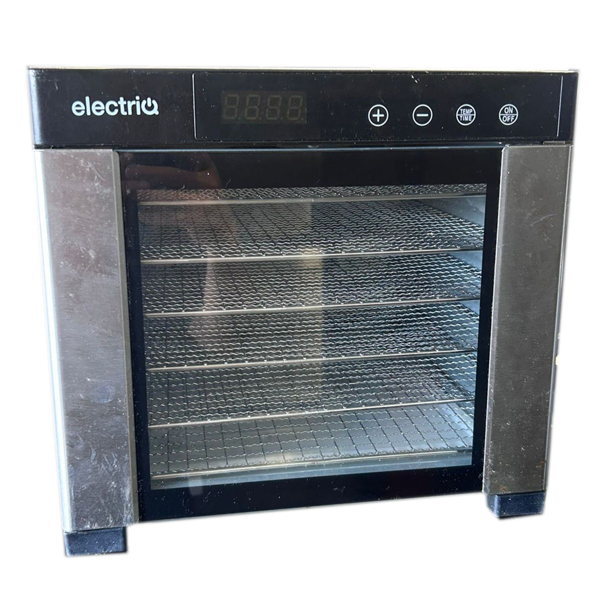Refurbished electriQ Commercial Style Digital Food Dehydrator & Dryer with 6 Shelves and Timer