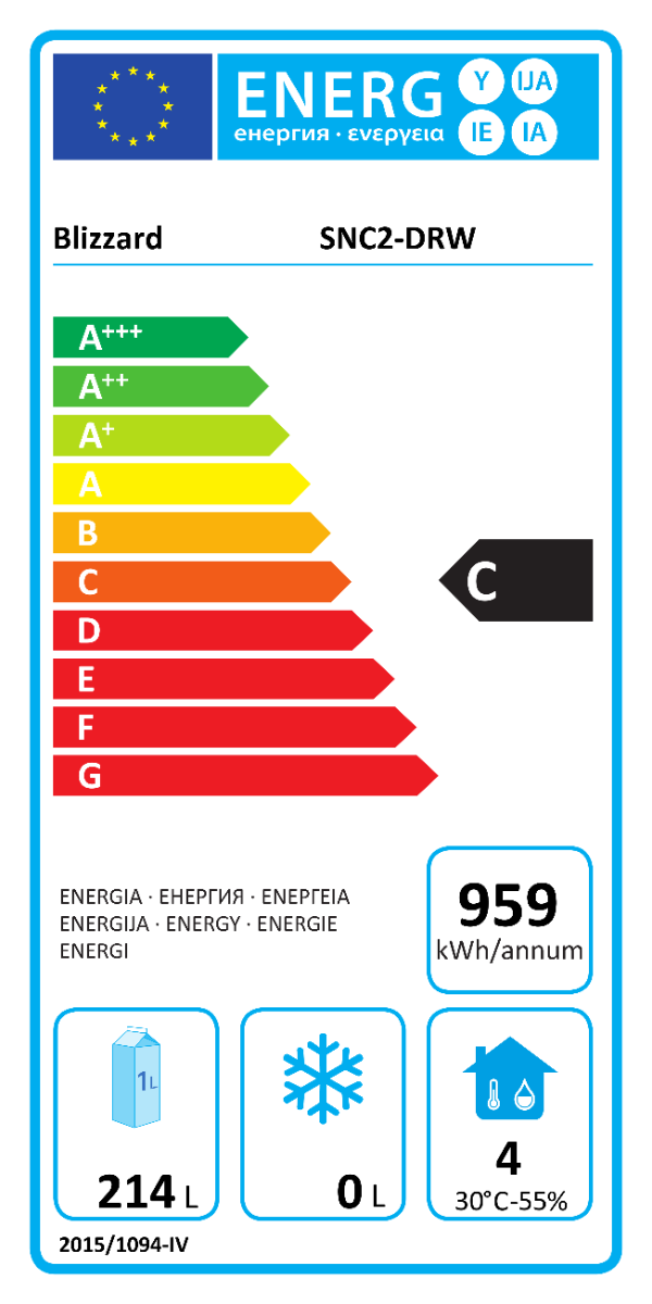 Four Drawer Low Height Snack Counter