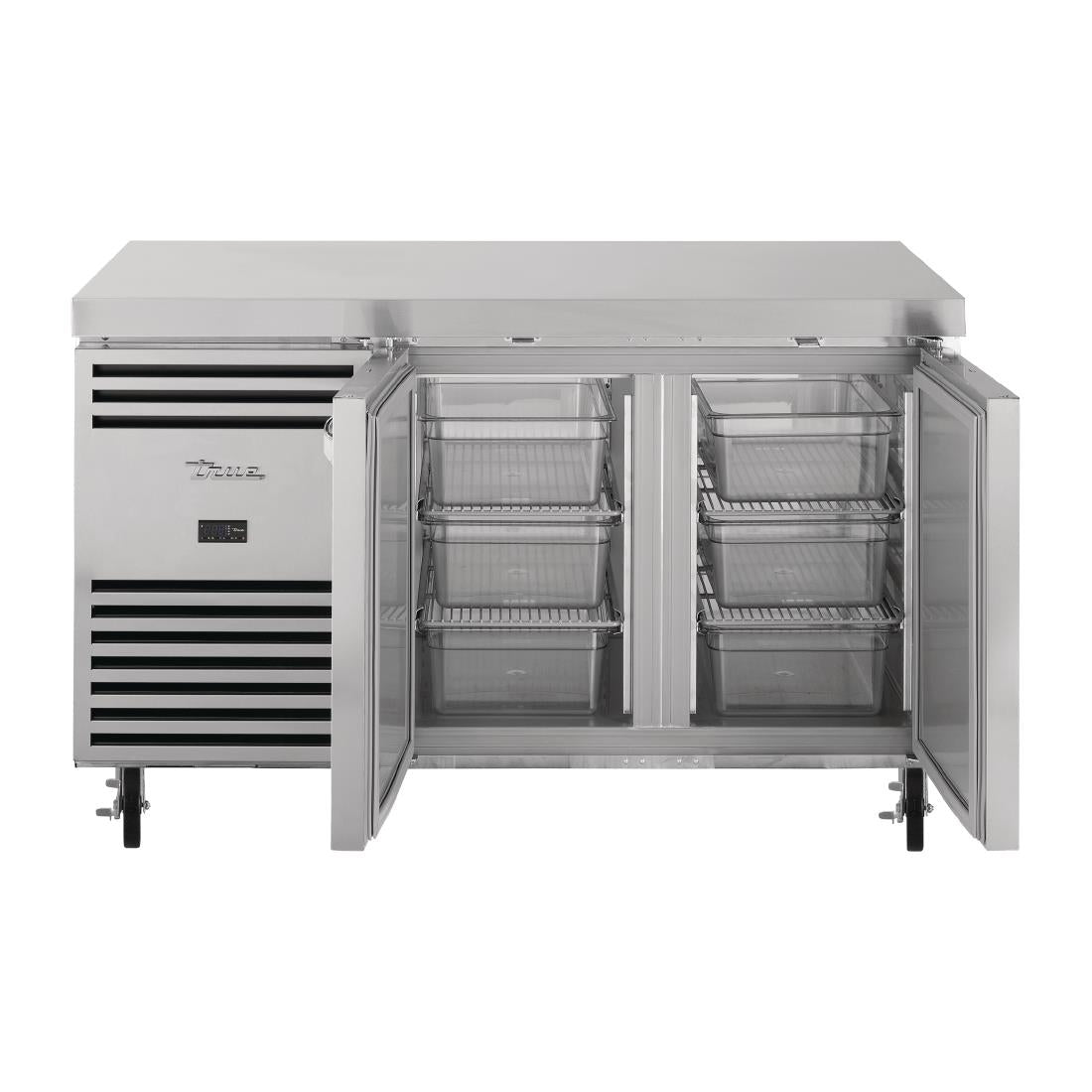 True Double Door 1/1 GN Counter Freezer TCF1/2-CL-SS-DL-DR