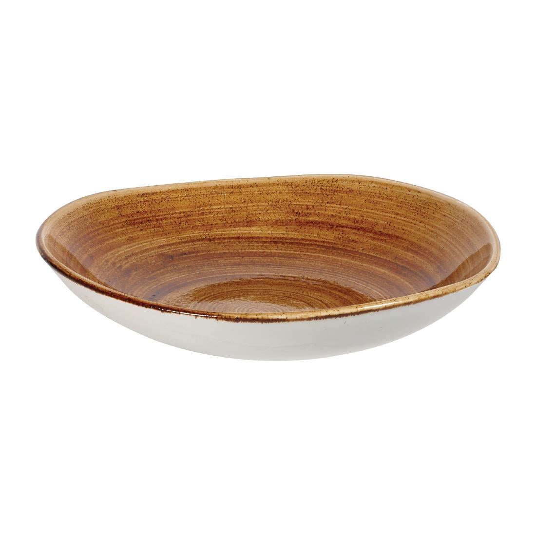 Churchill Stonecast Patina Organic Round Bowls Vintage Copper 38oz 253mm (12 Pack)