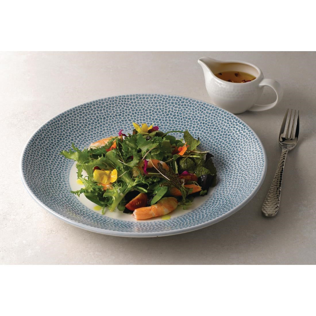 Churchill Isla Deep Coupe Plates Ocean Blue 281mm (12 Pack)