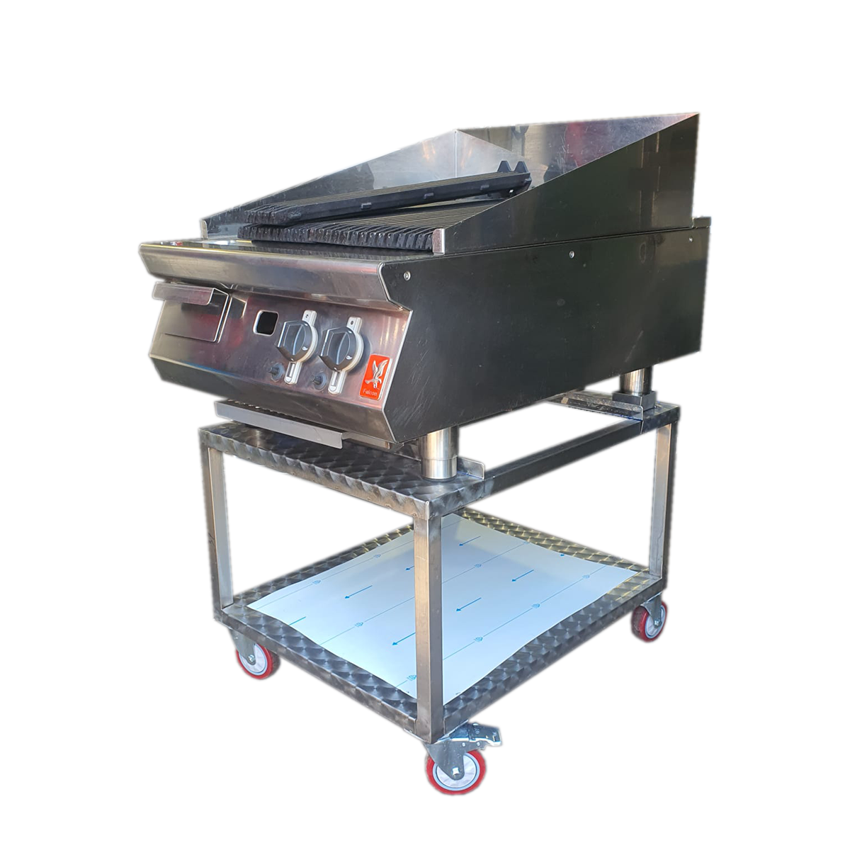 Falcon LPG Gas Radiant Chargrill with Table - Refurbished