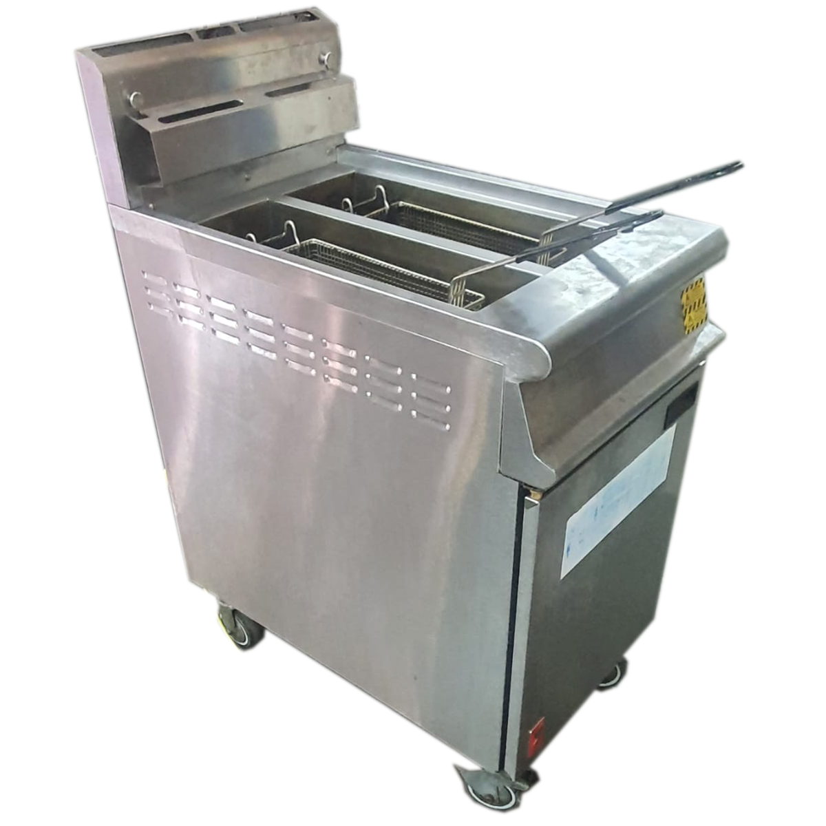 Falcon Dominator Plus G3845/P 2 x 12.8 Ltr Gas Freestanding Twin Tank Fryer - Refurbished