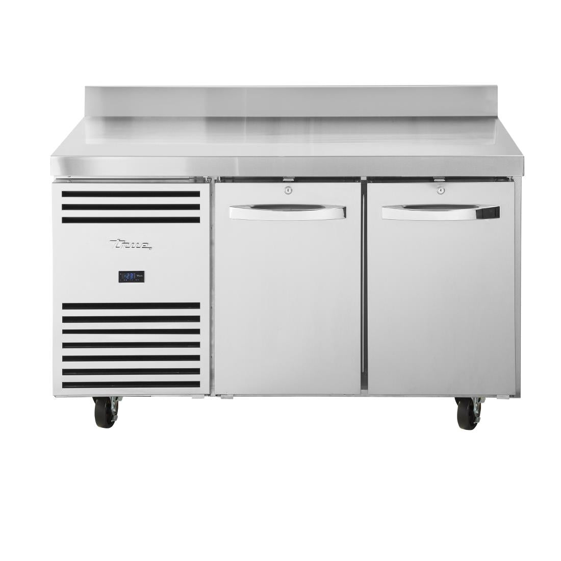 True 2 Door 1/1 GN Counter Freezer with Splashback TCF1/2-CL-WT-DL-DR