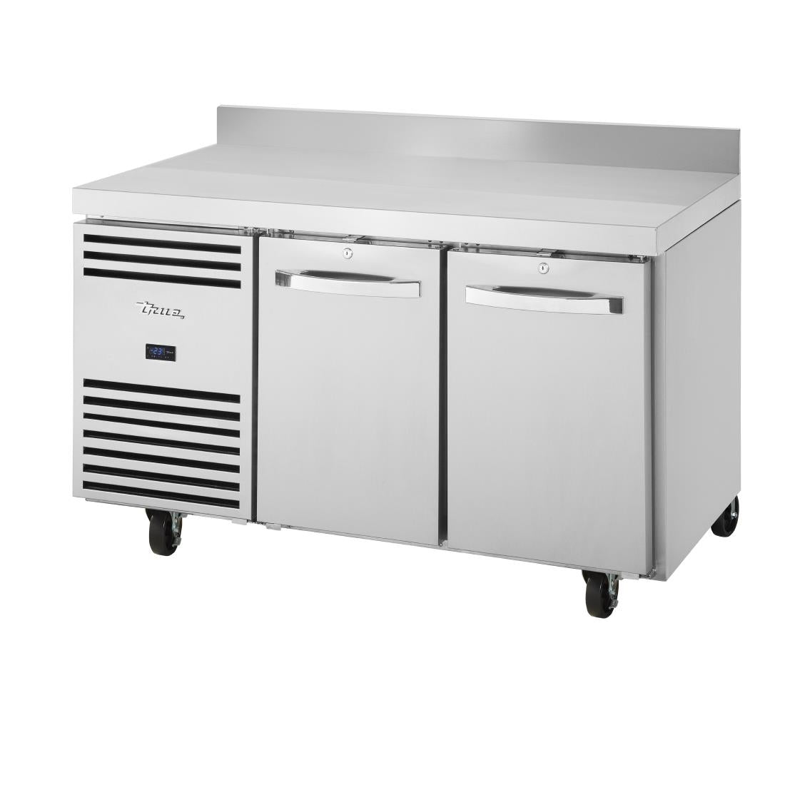 True 2 Door 1/1 GN Counter Freezer with Splashback TCF1/2-CL-WT-DL-DR