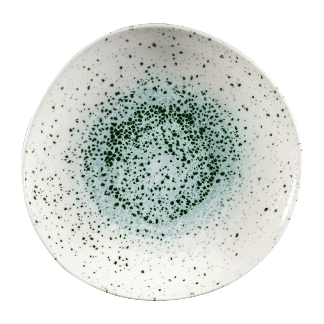 Churchill Studio Prints Mineral Green Centre Organic Round Bowls 253mm (12 Pack)