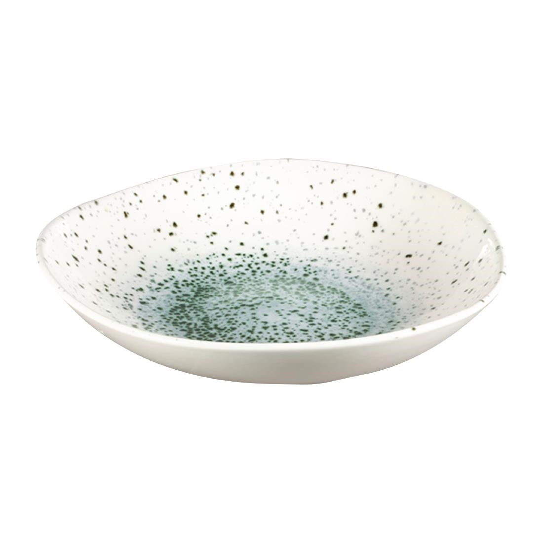 Churchill Studio Prints Mineral Green Centre Organic Round Bowls 253mm (12 Pack)