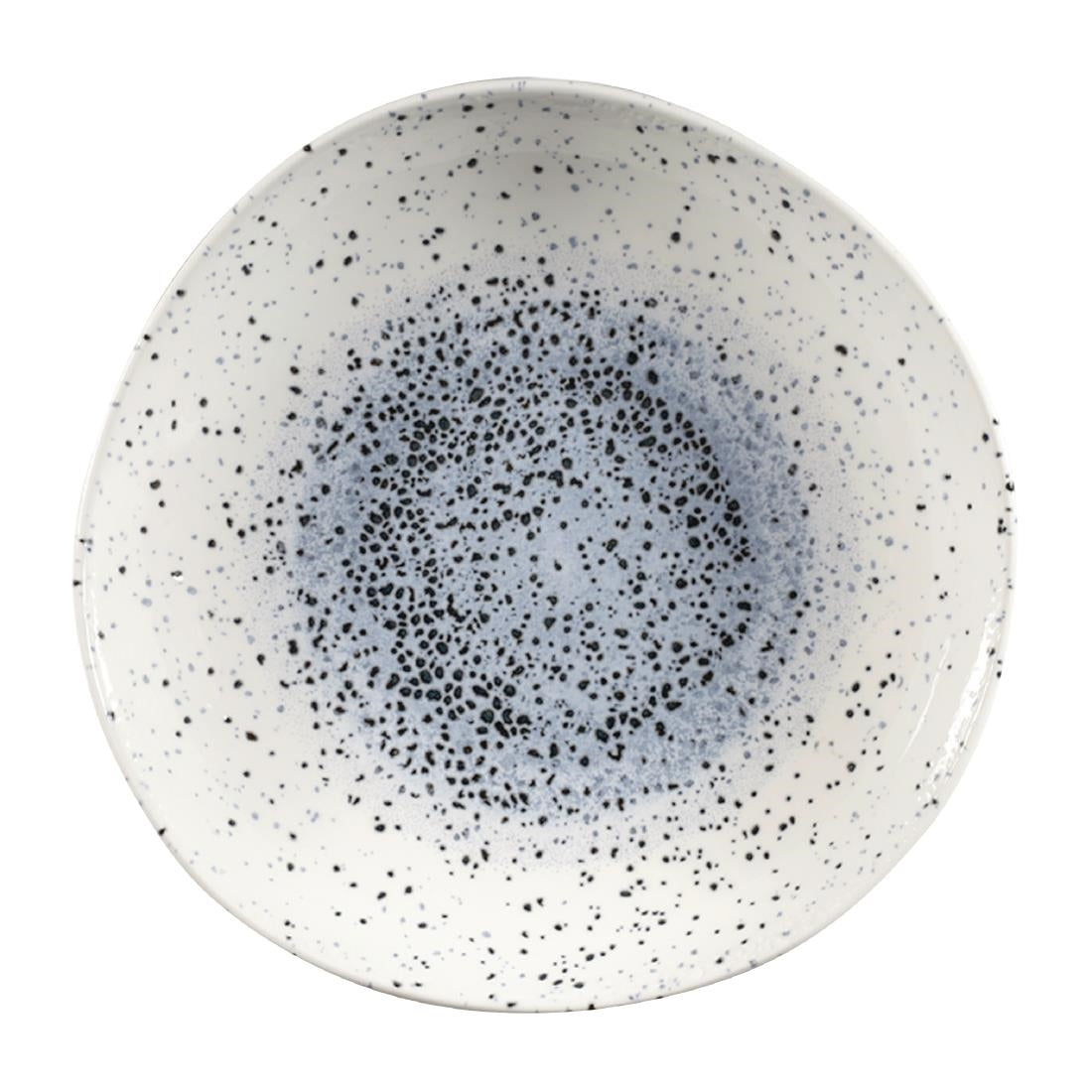 Churchill Studio Prints Mineral Blue Centre Organic Round Bowls 253mm 1.1Ltr (12 Pack)