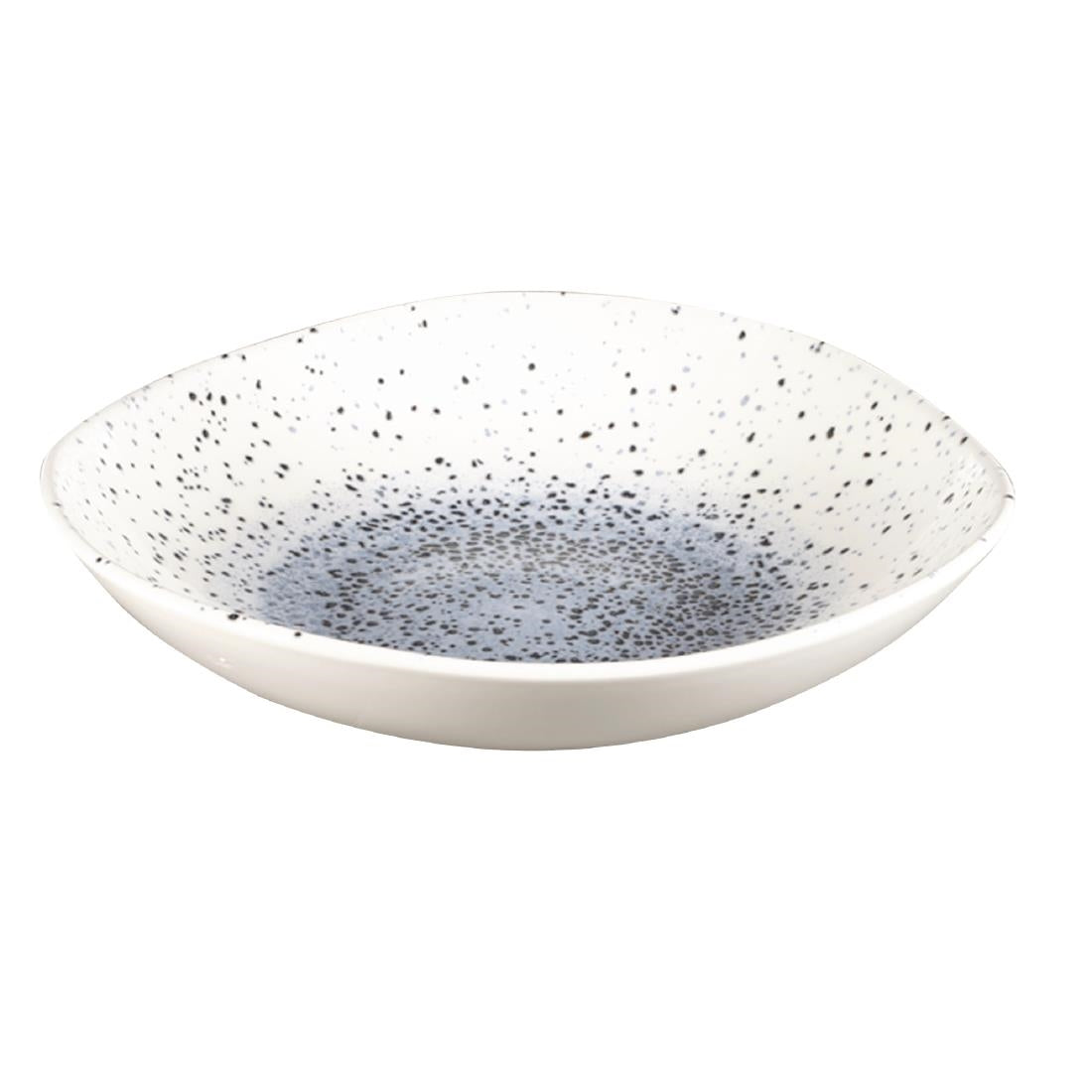 Churchill Studio Prints Mineral Blue Centre Organic Round Bowls 253mm 1.1Ltr (12 Pack)