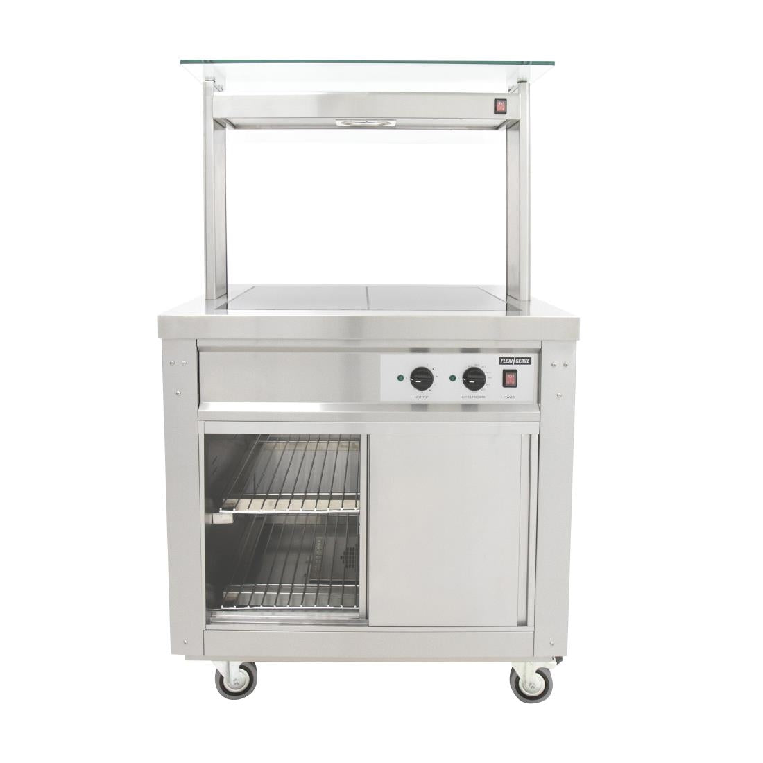 Parry Flexi-Serve Hot Cupboard with Hot Top and Quartz Gantry FS-HT2PACK