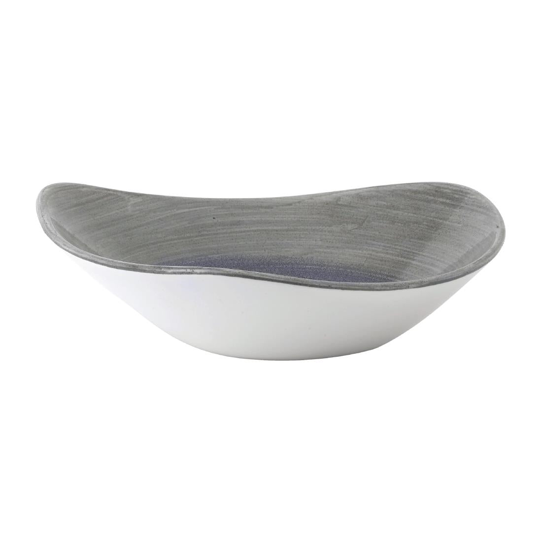 Churchill Stonecast Aqueous Lotus Bowls Grey 229mm (12 Pack)