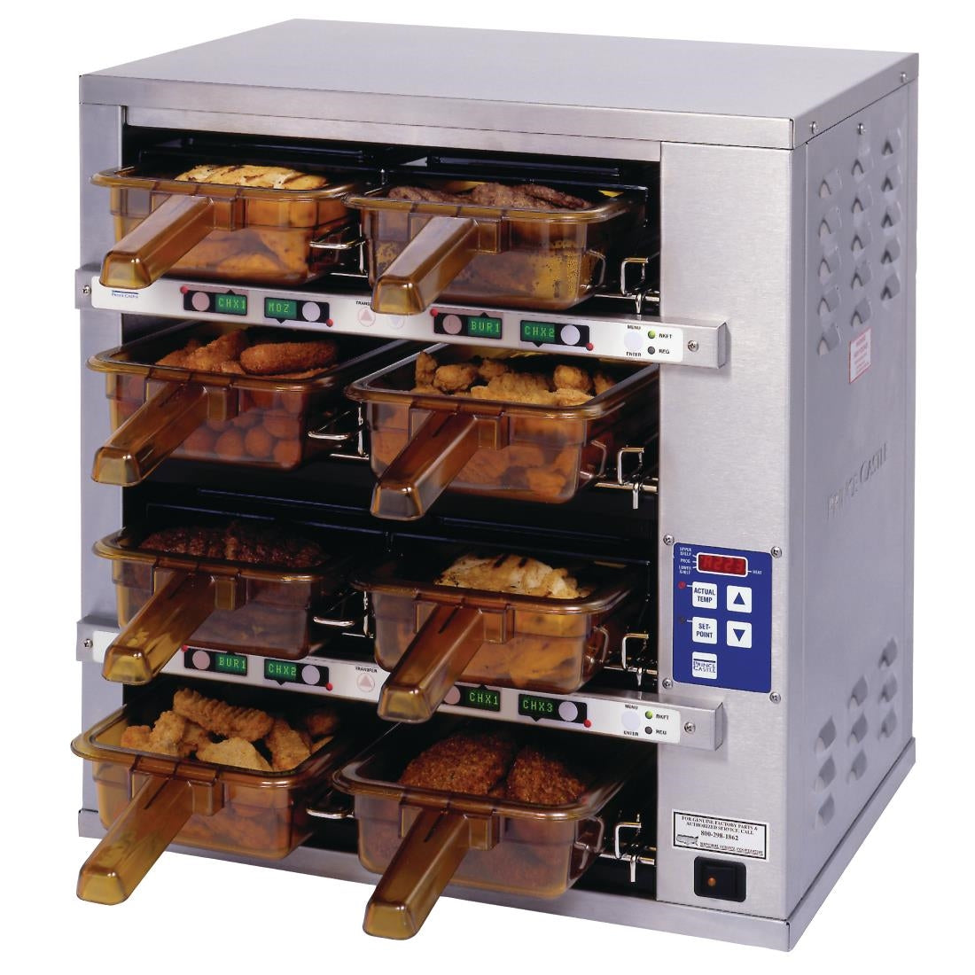 Prince Castle MenuTrak Dedicated Hot Holding Bin DHB4PT-20BCE