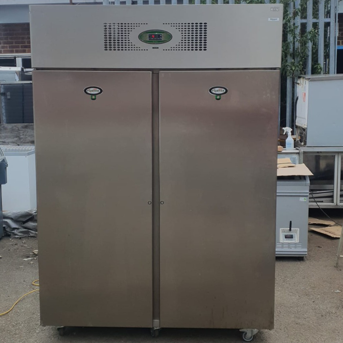 Foster Double Door Fridge 144x80x206cm - Refurbished
