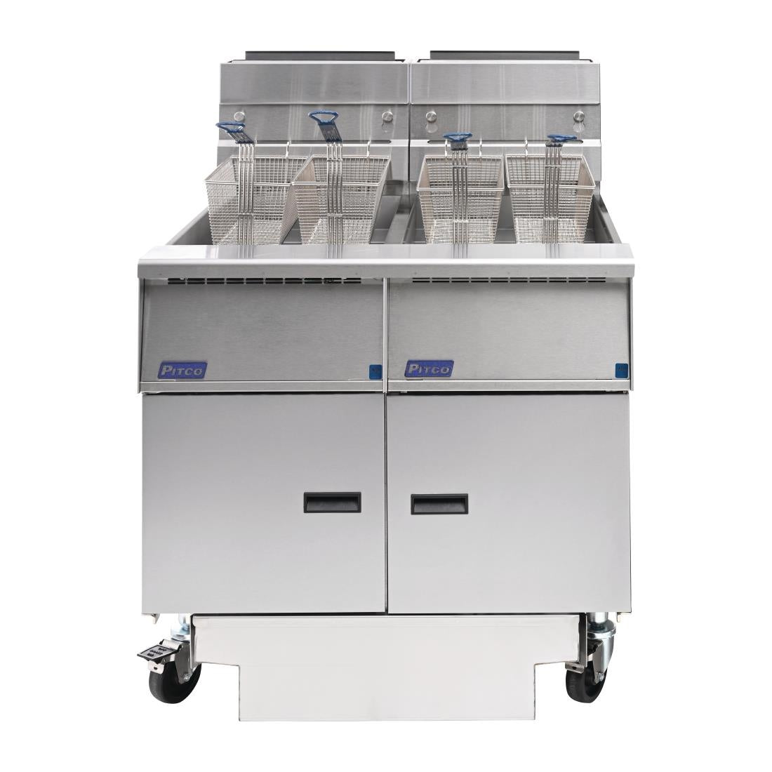 Pitco Solstice Free Standing Natural Gas Filtration Fryer SG14RS/FD-FF
