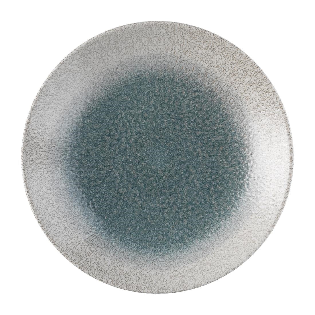 Churchill Raku Duo Agate Deep Coupe Plates Topaz 239mm (12 Pack)
