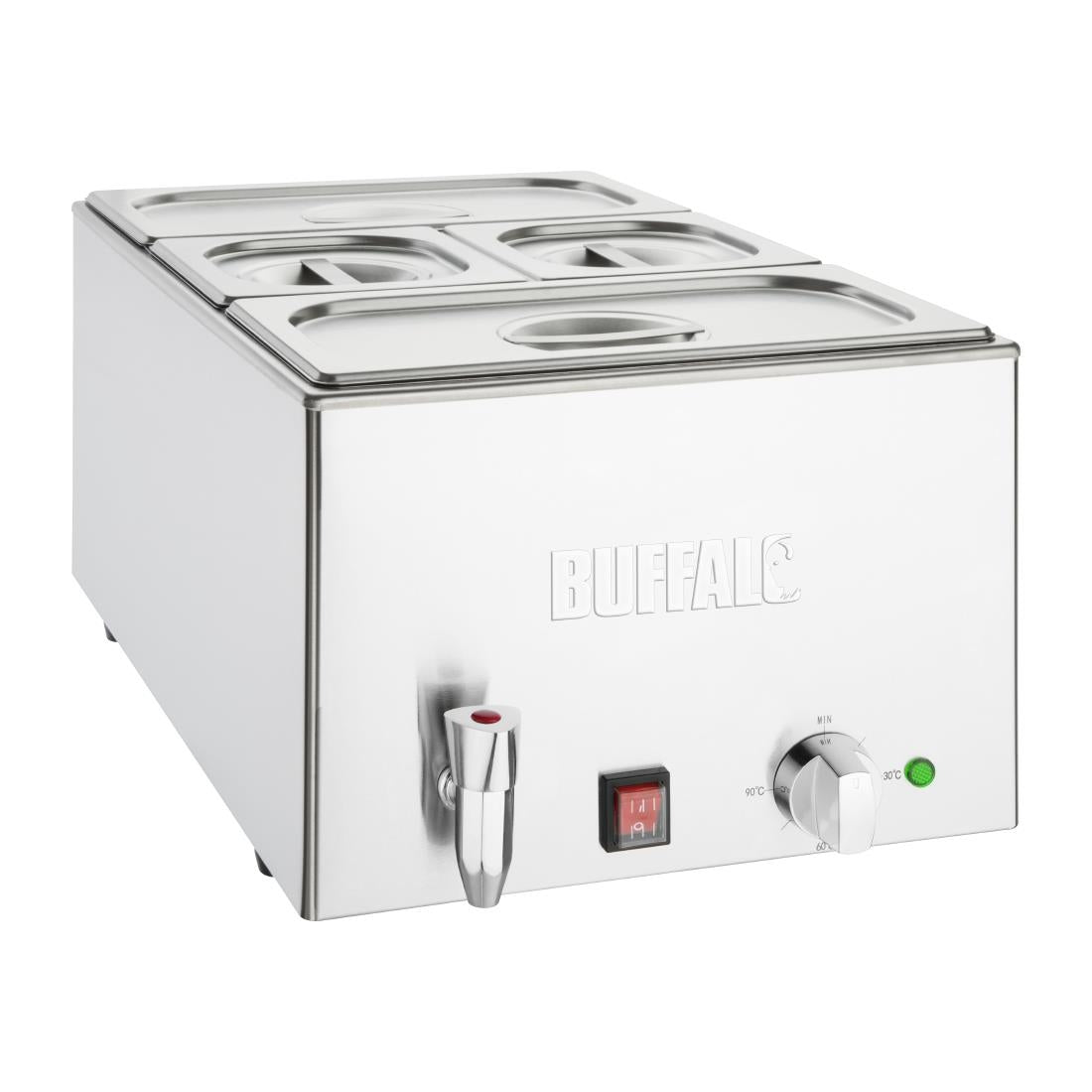 Buffalo Bain Marie with Tap and Trays