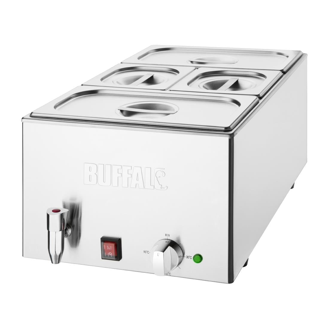 Buffalo Bain Marie with Tap and Trays