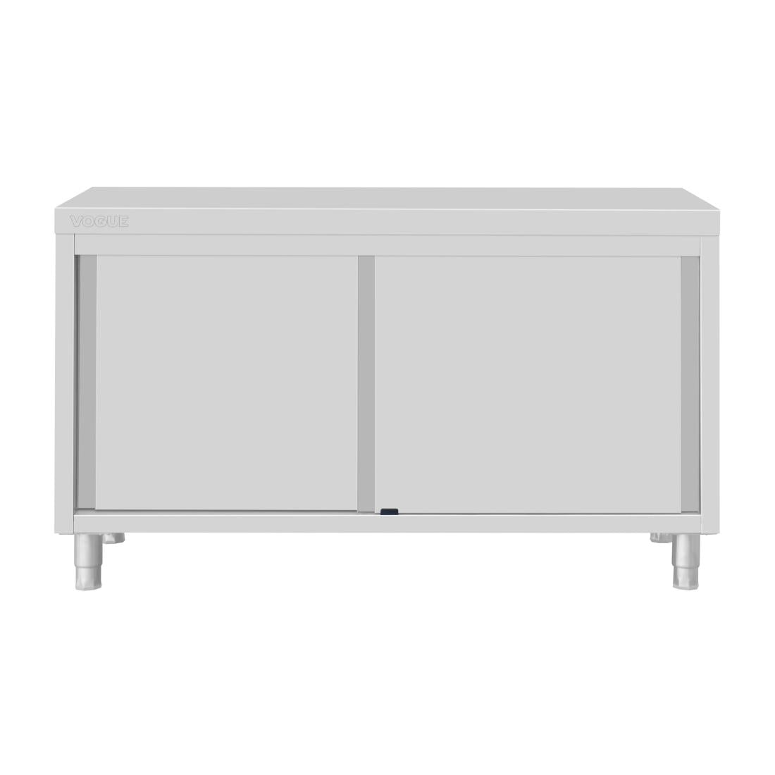 Vogue Standing Floor Cupboard Stainless Steel 900x1500x600mm
