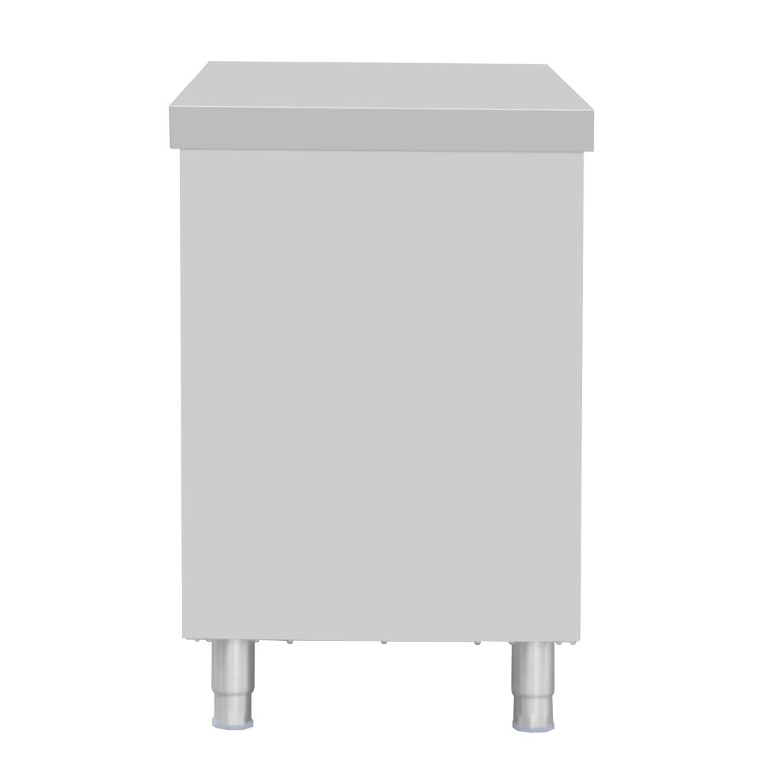 Vogue Standing Floor Cupboard Stainless Steel 900x1500x600mm