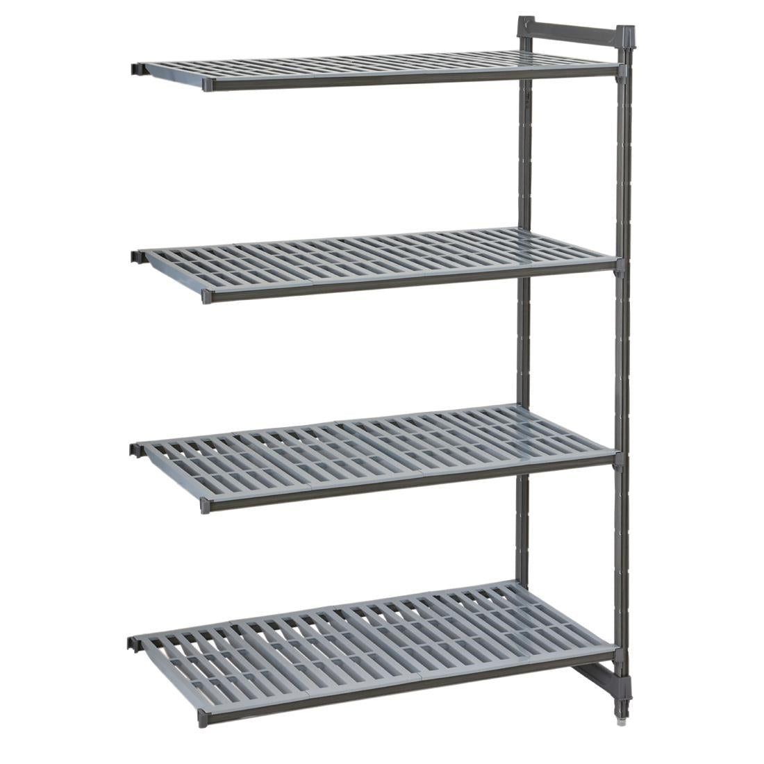 Cambro Camshelving Basics Plus Add-On Unit 4 Tier with Vented Shelves 1830x1328x610mm