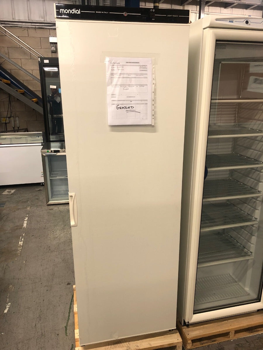 Graded 00513 Kicpr40 Lt Single Door White Laminated Service Cabinet 380 L