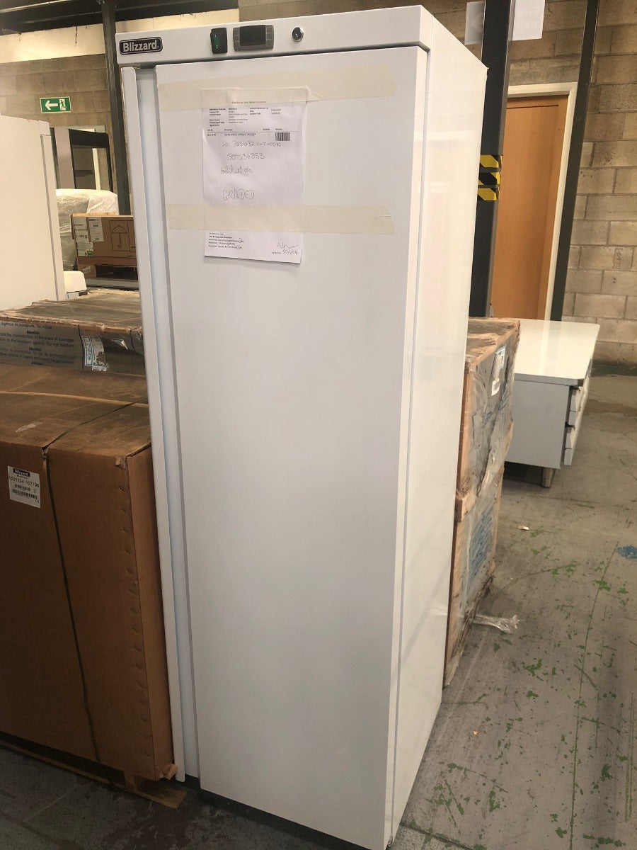GRADED-00825-LW40 Single Door White Laminated Freezer