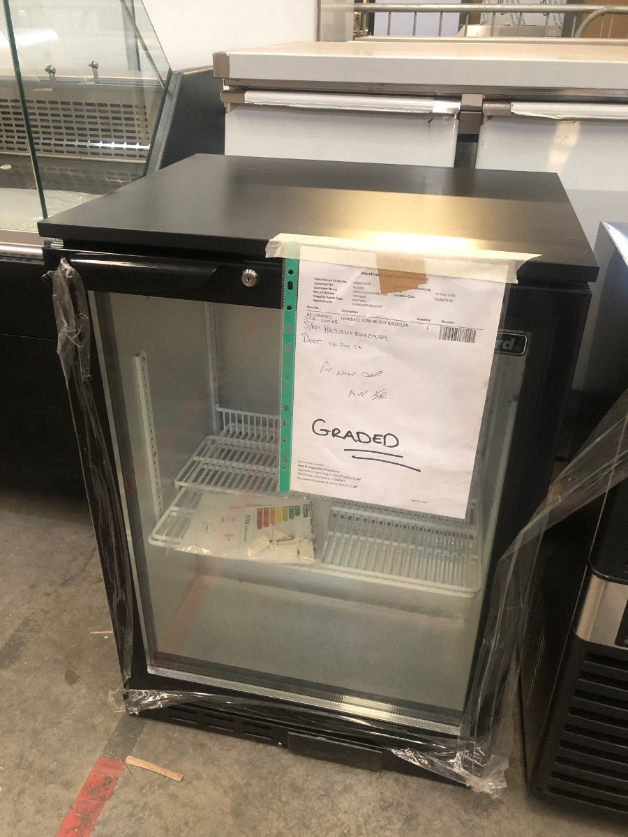 GRADED-00848-LOWBAR1 Single Door Low Height Bar Bottle Cooler (108 Btl)