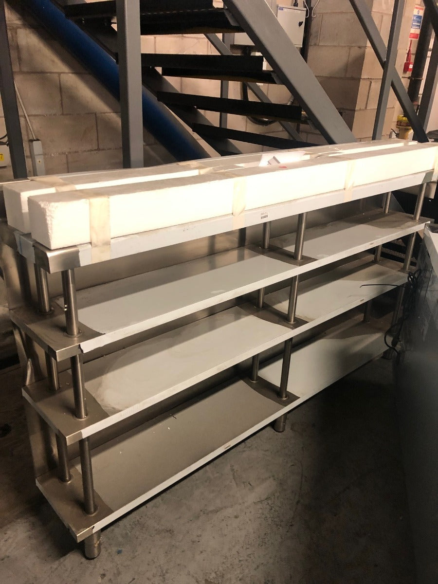 Graded 00884 Me30 2000 Back Bar Shelving 1960mm Wide