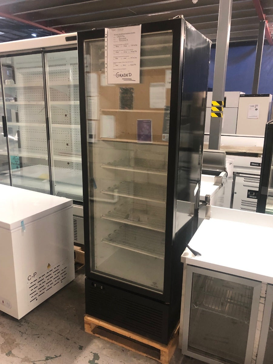 Graded 01034 Gds400 Single Glass Door Freezer Display 416 L