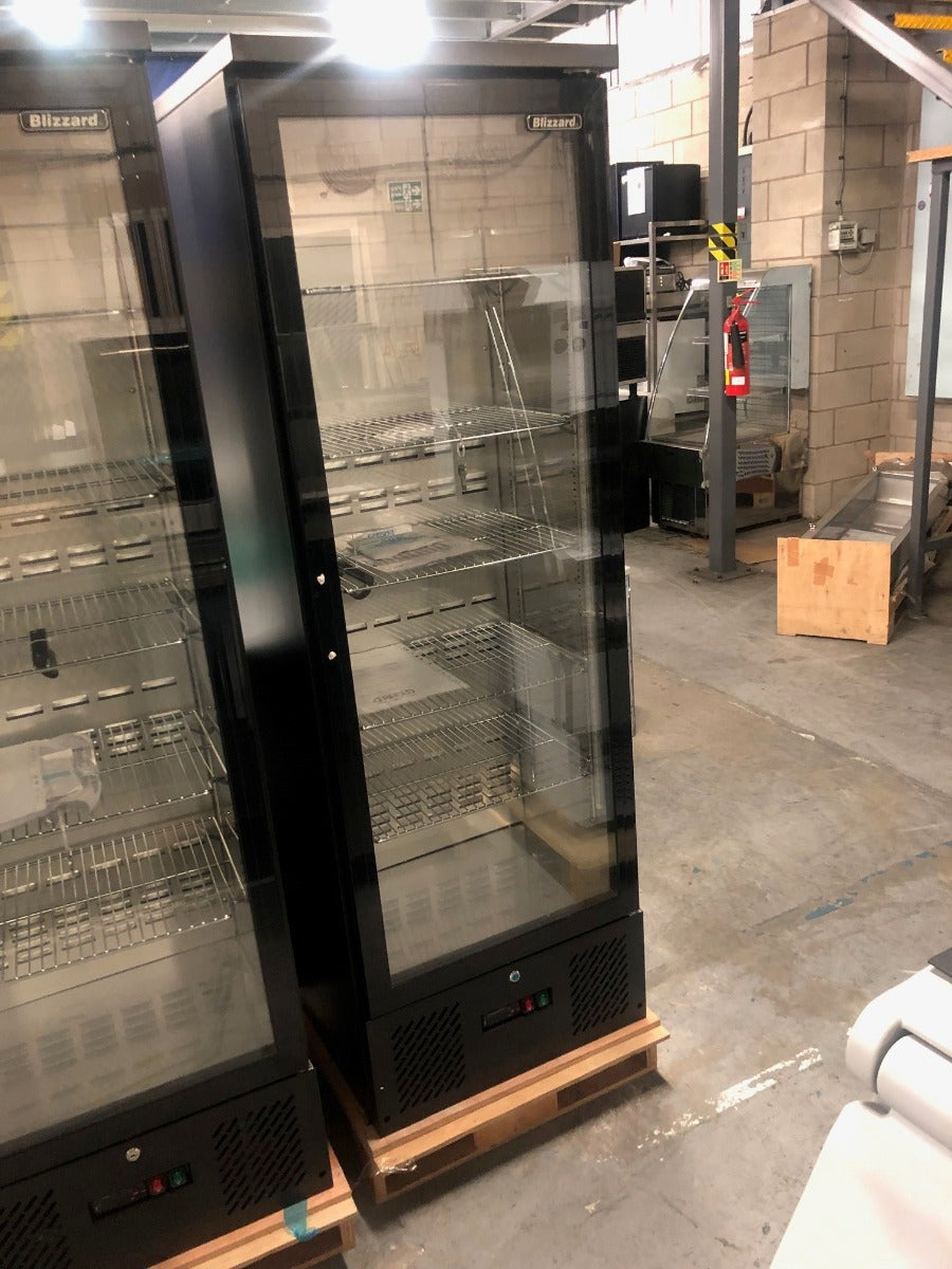 Graded 01142 Bar10 Upright Single Hinged Glass Door Bottle Cooler