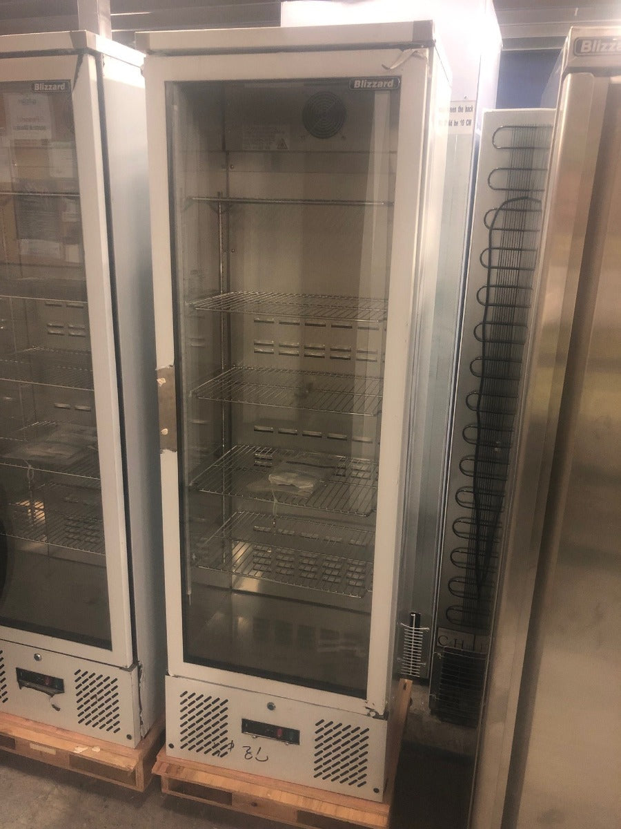 Graded 01161 Bar10 Ss Upright Single Hinged Glass Door Bottle Cooler