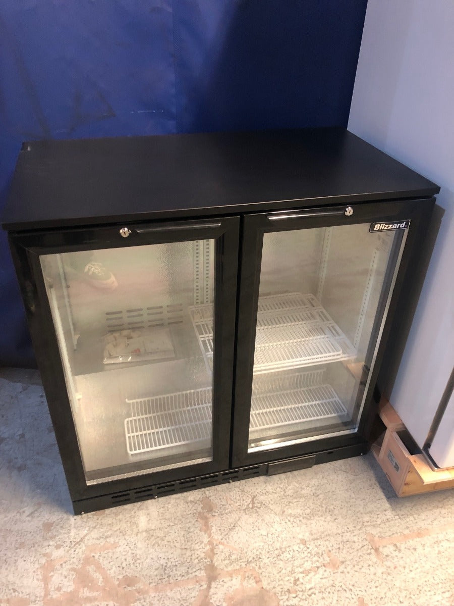 Graded 01176 Bar2 Double Hinged Glass Door Bottle Cooler