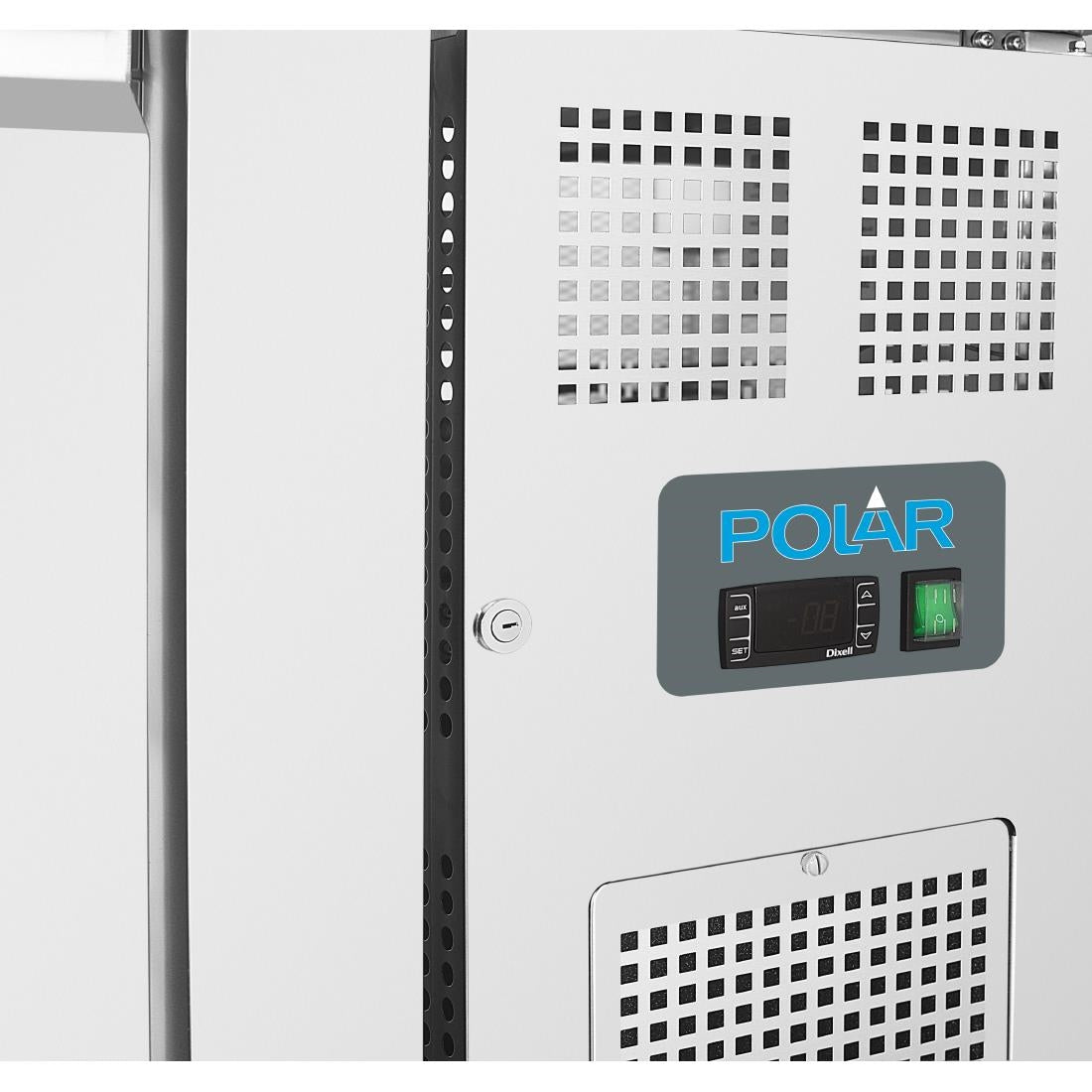 Polar U-Series Double Door Counter Freezer 282Ltr