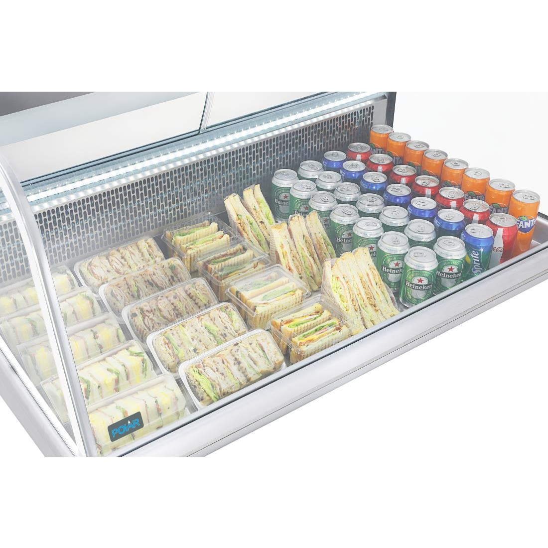 Polar G-Series Fish Display Serve Over Counter Fridge 255Ltr