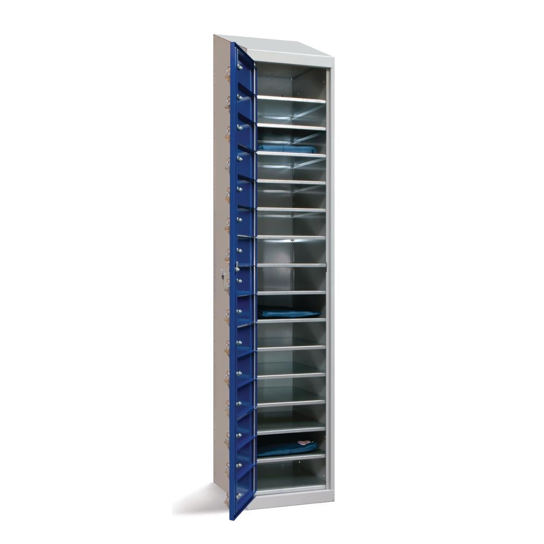 Garment 15 Door Dispensing Locker Sloping Top