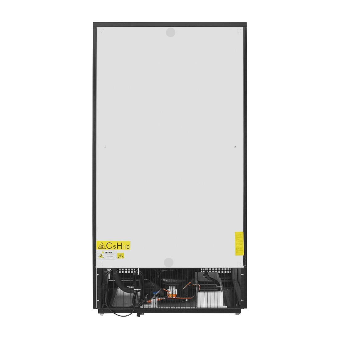 Polar Upright Back Bar Cooler with Sliding Doors 490Ltr