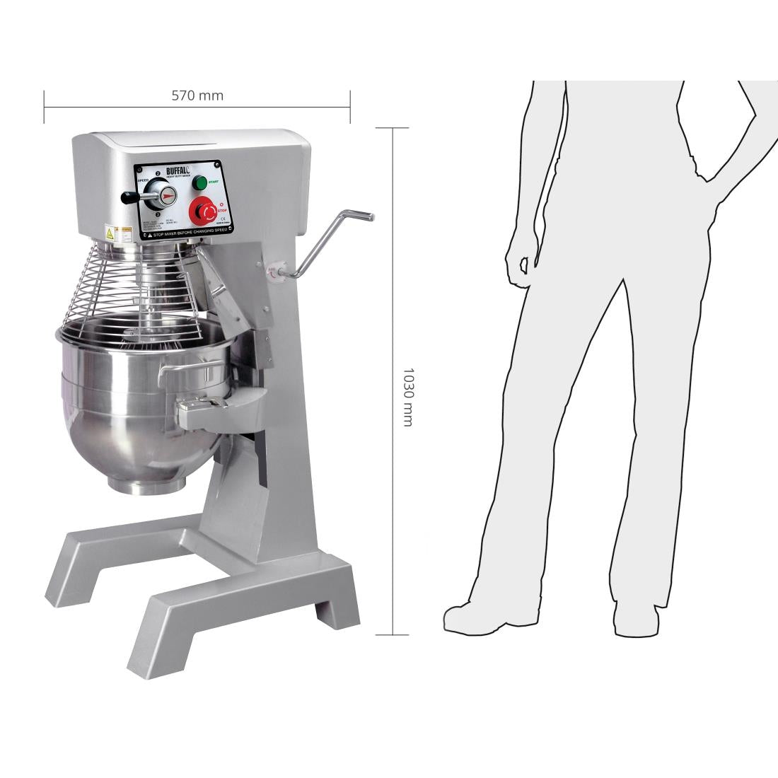 Buffalo 29Ltr Stand Planetary Mixer