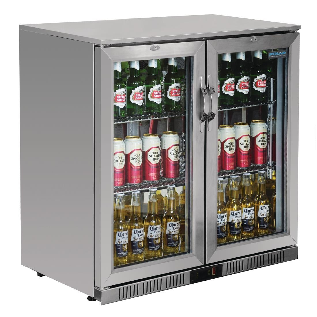Polar G-Series Back Bar Cooler with Hinged Doors 208Ltr